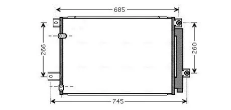 Радиатор кодиционера AVA COOLING TOA5409D