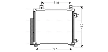 Фото автозапчасть AVA COOLING TOA5578D Автозапчасть AVA COOLING TOA5578D