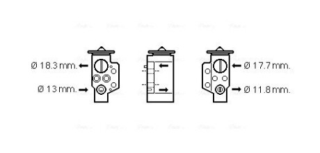 Расширительный клапан AVA COOLING VN1311
