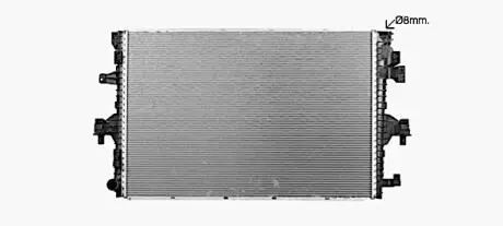 Радіатор охолодження двигуна VW T6 (15-) MT/AT AVA AVA COOLING VN2436