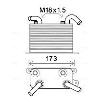 Радіатор масляний AVA AVA COOLING VN3310