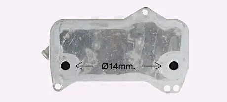 Масляний радіатор AUDI A3, Q3, TT, VW SHARAN, TIGUAN 2.0/2.0D/2.5 09.07-10.18 AVA COOLING VN3419