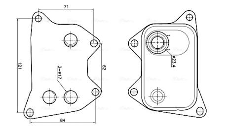 Автозапчасть AVA COOLING VN3439