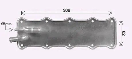 Охладитель наддувочного воздуха AVA COOLING VN4421