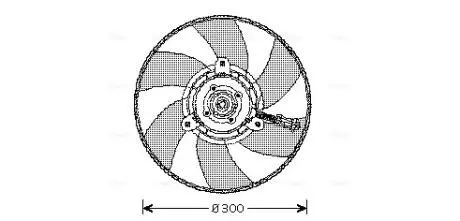 Автозапчасть AVA COOLING VN7517