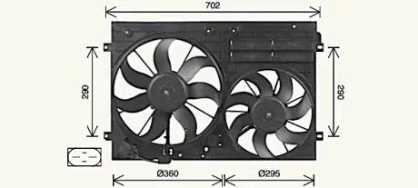 Автозапчасть AVA COOLING VN7551
