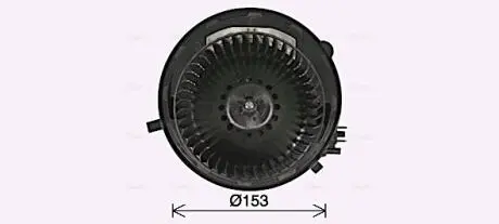 Вентилятор отопителя салона Skoda Karoq Kodiaq Octavia III / VW Golf VII AC+/- AVA COOLING VN8432