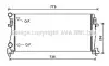 Радиатор Golf VII 2.0 TDi*04/12- (VW2344) (AVA) AVA COOLING VNA2344 (фото 1)