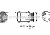 Компрессор кондиционера AUDI, SEAT, SKODA, VW VWAK220 (выр-во) AVA COOLING VNAK220 (фото 3)