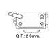 Радиатор масляный FORD MONDEO/VOLVO (выр-во AVA) AVA COOLING VO3170 (фото 1)