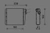 Радіатор обігрівача салону Volvo S60 (10-), S80 (06-), XC60 (08-),XC70 (07-)/Range Rover Evoque (11-) AVA AVA COOLING VOA6163 (фото 1)