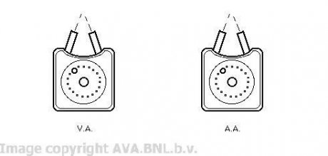 Радіатор оливний AVA COOLING VW3106