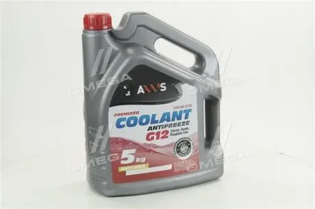 Антифриз RED G12 Сoolant <> (червоний) (Каністра 5кг) Axxis 48021029822