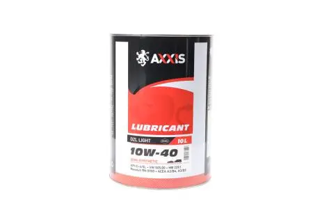 Масло моторное. 10W-40 DZL Light (Канистра 10л)) Axxis AX-1005