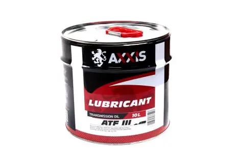 Масло трансмисс.(красное) ATF 3 (Канистра 10л) Axxis Ax-1011