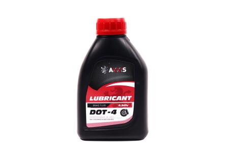 Жидкость тормозов. DOT4 (Канистра 0,5L) 545g Axxis Ax-1022