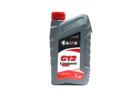 Антифриз RED G12 Сoolant <> (красный) (Канистра 1кг) Axxis AX-2001