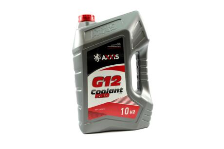 Антифриз RED G12 Сoolant <> (червоний) (Каністра 10кг) Axxis AX-2003