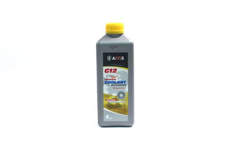 Антифриз YELLOW G12 Сoolant <> (желтый) (Канистра 1кг)) Axxis AX-2007