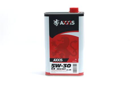 Масло моторное. 5W-30 C3 504/507 (Канистра 1л)) Axxis AX-2021