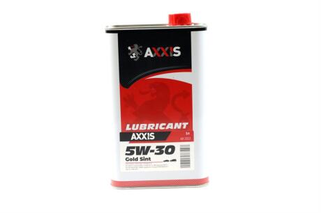 Олива моторн. 5W-30 Gold Sint (Каністра 1л) Axxis AX-2022