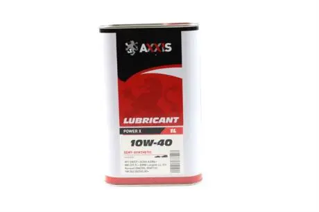 Олива моторн. 10W-40 Power Х (Каністра 1л) Axxis AX-2033
