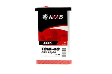 Олива моторн. 10W-40 DZL Light (Каністра 4л) Axxis AX-2039