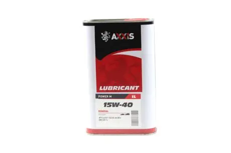 Масло моторн. 15W-40 Power M (Каністра 1л) Axxis AX-2043