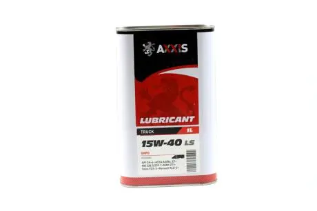 Олива моторн. TRUCK 15W-40 LS SHPD (Каністра 1л) Axxis AX-2046