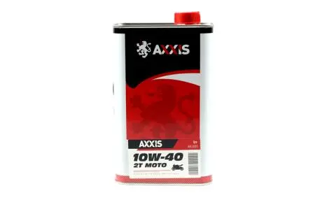 Олива моторн. MOTO 2T 10W-40 (Каністра 1л) Axxis AX-2055