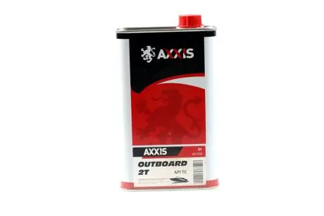 Масло моторное. OUTBOARD 2T (Канистра 1л) Axxis AX-2056