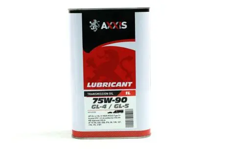 Олива трансміс. 75W-90 GL-4/GL-5 (Каністра 1л) Axxis AX-2060
