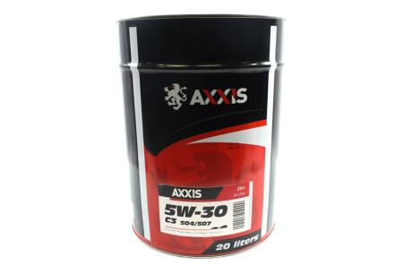 Масло моторное. 5W-30 C3 504/507 (Канистра 18л)) Axxis AX-2064