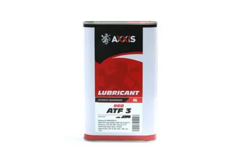 Олива трансміс.(червоне) ATF 3 (Каністра 1л) Axxis AX-2068