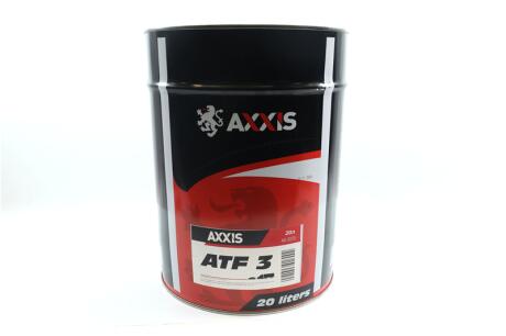 Олива трансмісійна (червоне) ATF 3 (Каністра 18л) Axxis AX-2070