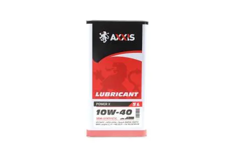 Олива моторн. 10W-40 Power Х (Каністра 5л) Axxis AX-2177