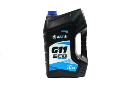 Антифриз концентрат ECO-80C BLUE G11 синій 10кг <> Axxis AX-P999-G11B ECO10л