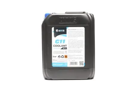 Антифриз BLUE G11 Сoolant Ready-Mix -36°C <> (синій) (Каністра 5кг) Axxis AX-P999-G11B RDM5