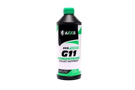 Антифриз концентрат ECO-80C GREEN G11 1,5л <> Axxis AX-P999-G11Gr ECO1,5