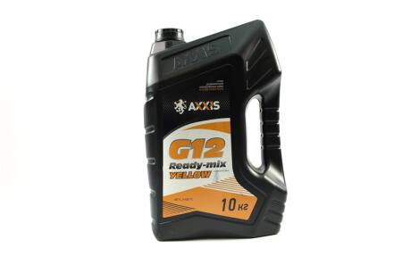 Антифриз YELLOW G12 Сoolant Ready-Mix -36°C <> (желтый) (Канистра 10кг)) Axxis AX-P999-G11Ye RDM10