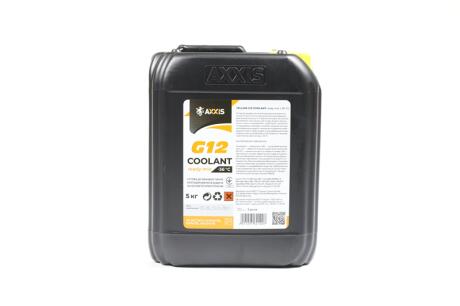 Антифриз YELLOW G12 Сoolant Ready-Mix -36°C <> (желтый) (Канистра 5кг)) Axxis AX-P999-G11Ye RDM5