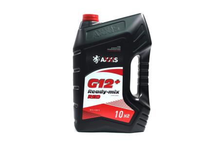 Антифриз RED G12+ Сoolant Ready-Mix -36°C &lt;&gt; (красный) (Канистра 10кг)) Axxis AX-P999-G12R RDM10 (фото 1)