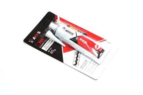 Герметик прокладок червоний 85гр + клей у подарунок Axxis VSB-011