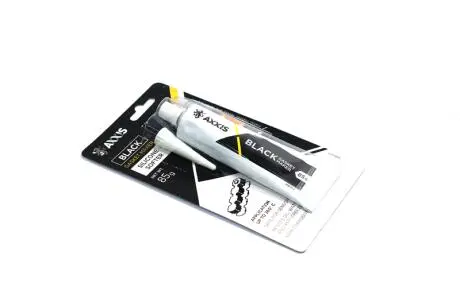 Герметик прокладок 85гр чорний + клей у подарунок Axxis VSB-013