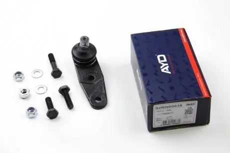 Опора кульова (D=16.5mm) кульова передня нижня RENAULT KANGOO (97-), MEGANE (96-), SCENIC (99-) AYD 92-00038