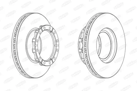 Диск тормозной BERAL BCR173A