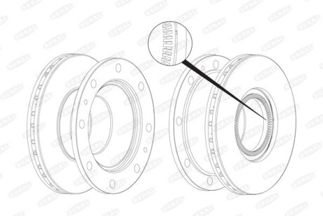 Диск тормозной BERAL BCR237A