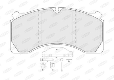 Тормозные колодки, WVA 29124 BERAL BCV29124TK