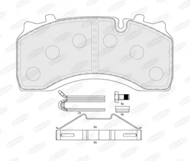 Тормозные колодки, WVA 29142 BERAL BCV29142TK
