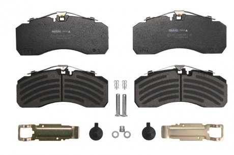 Комплект гальмівних колодок, дискове гальмо, WVA29253 PROTEC-S фрикційна суміш для причіпних осей BERAL BCV29253TK (фото 1)
